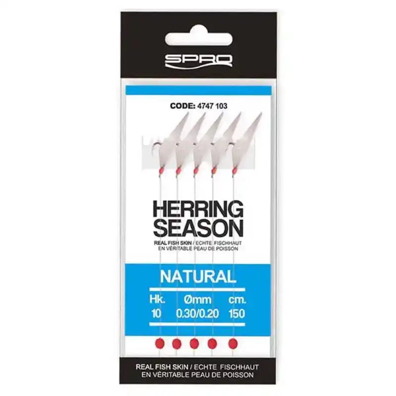 Herring Season Rigs - Haken: 10 - Natural