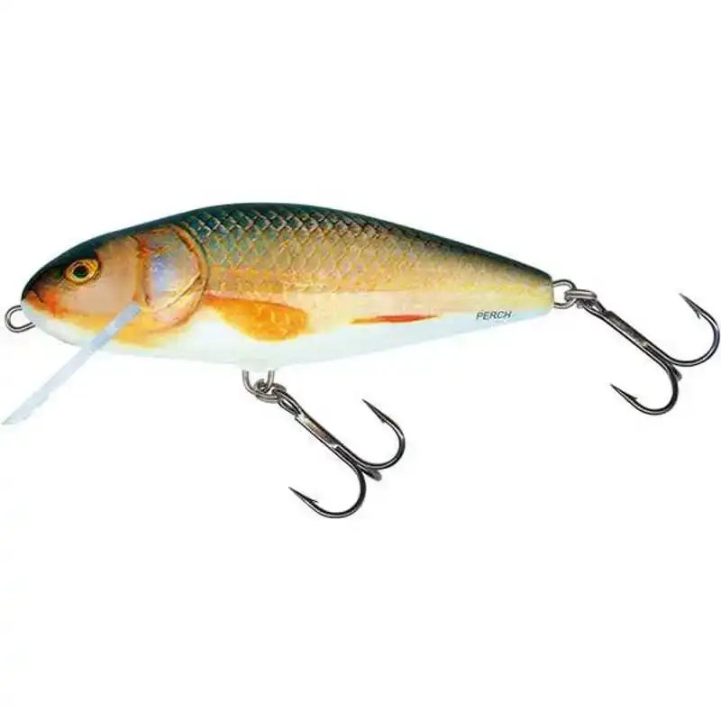 Perch - Floating - 8 cm - Holo Dark Green Head