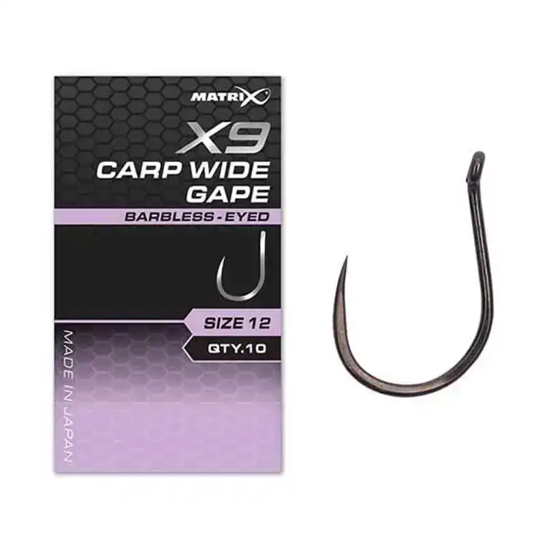 X9 Carp Wide Gape Hooks