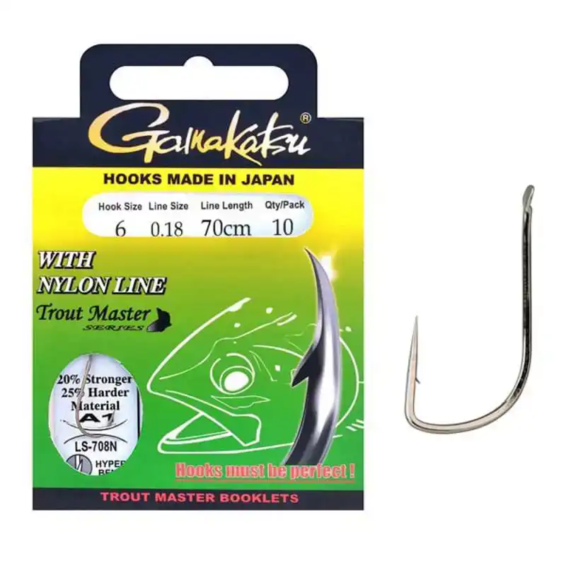Trout Master Fluorocarbon 708 N - # 4 - 0,20 mm - 70 cm