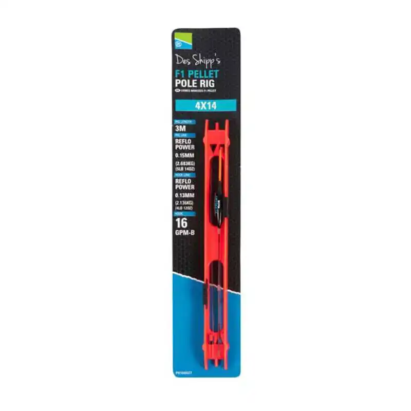 F1 Pellet Pole Rigs - 4x10