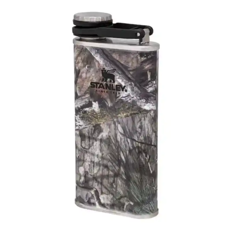 The Easy Fill Wide Mouth Flask - Hammertone Green