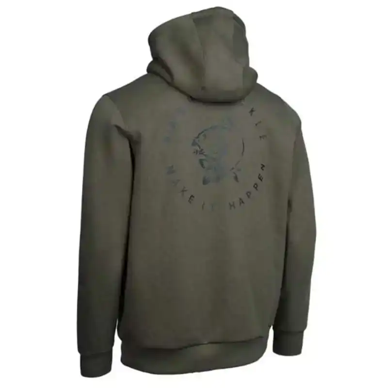Make It Happen Carp Logo Hoody Green