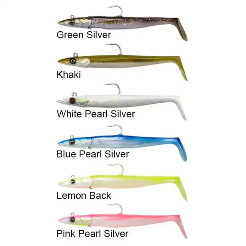 Sandeel V2 - 12 cm - Pink Pearl Silver